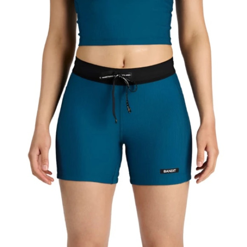 Cadence 5" Compression Shorts - summer teal